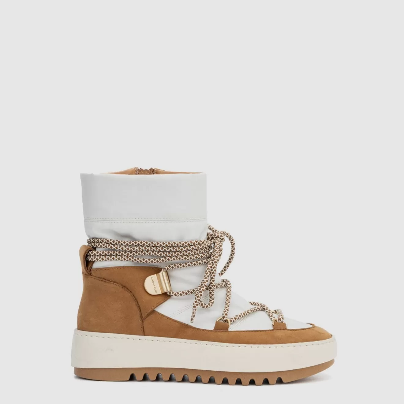 Women Aquatalia Boots | Amalia Off White/Honey