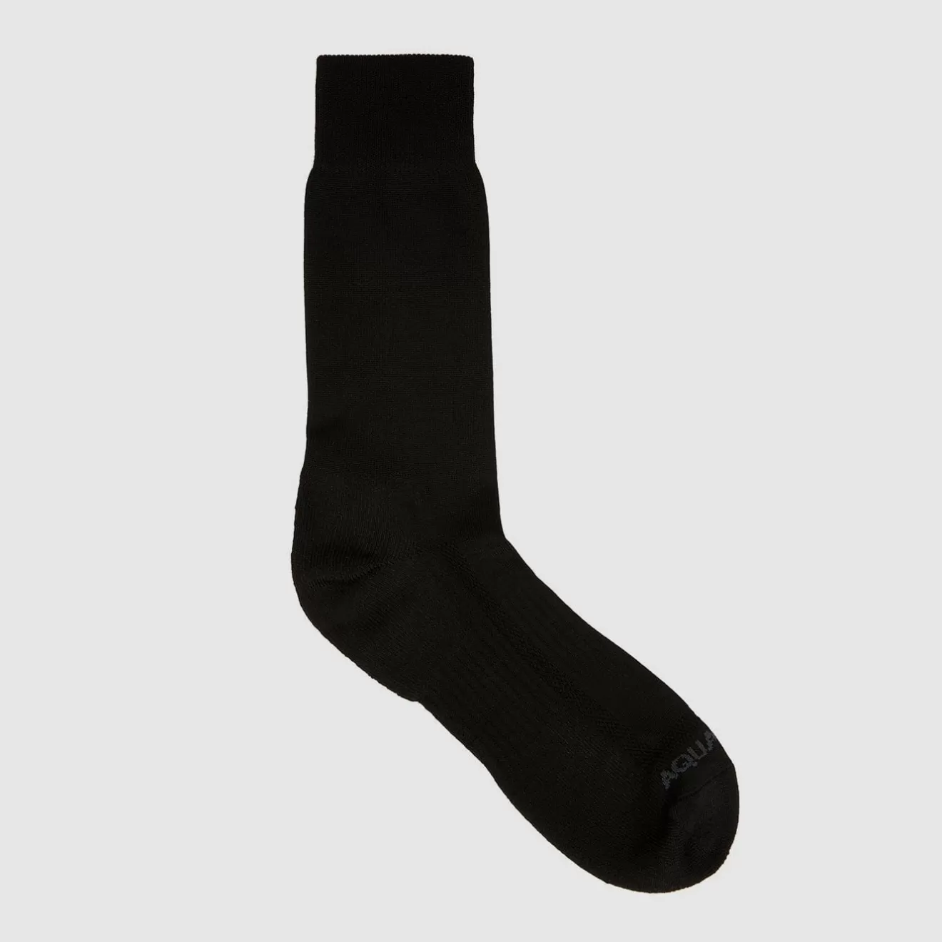 Men Aquatalia Socks | Contrast Knit Blend Men'S Sock Black/Grey