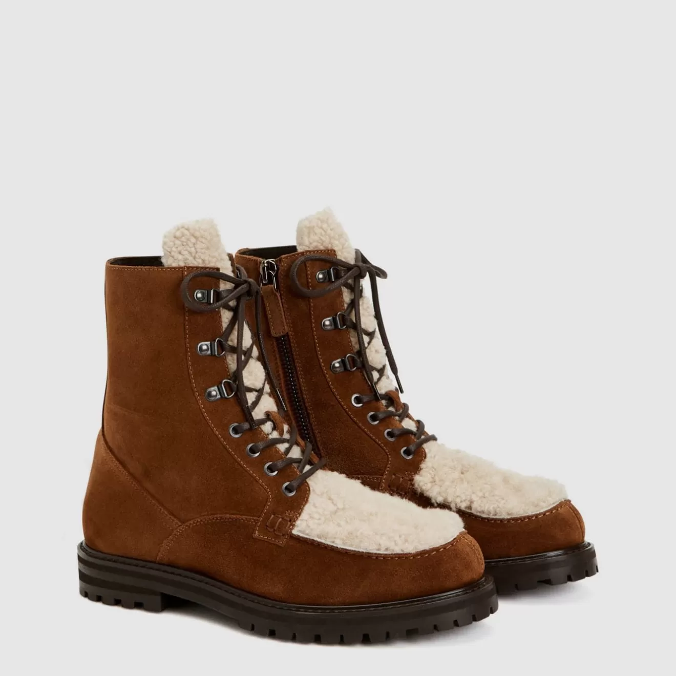 Men Aquatalia Boots | Isaac Walnut/Natural