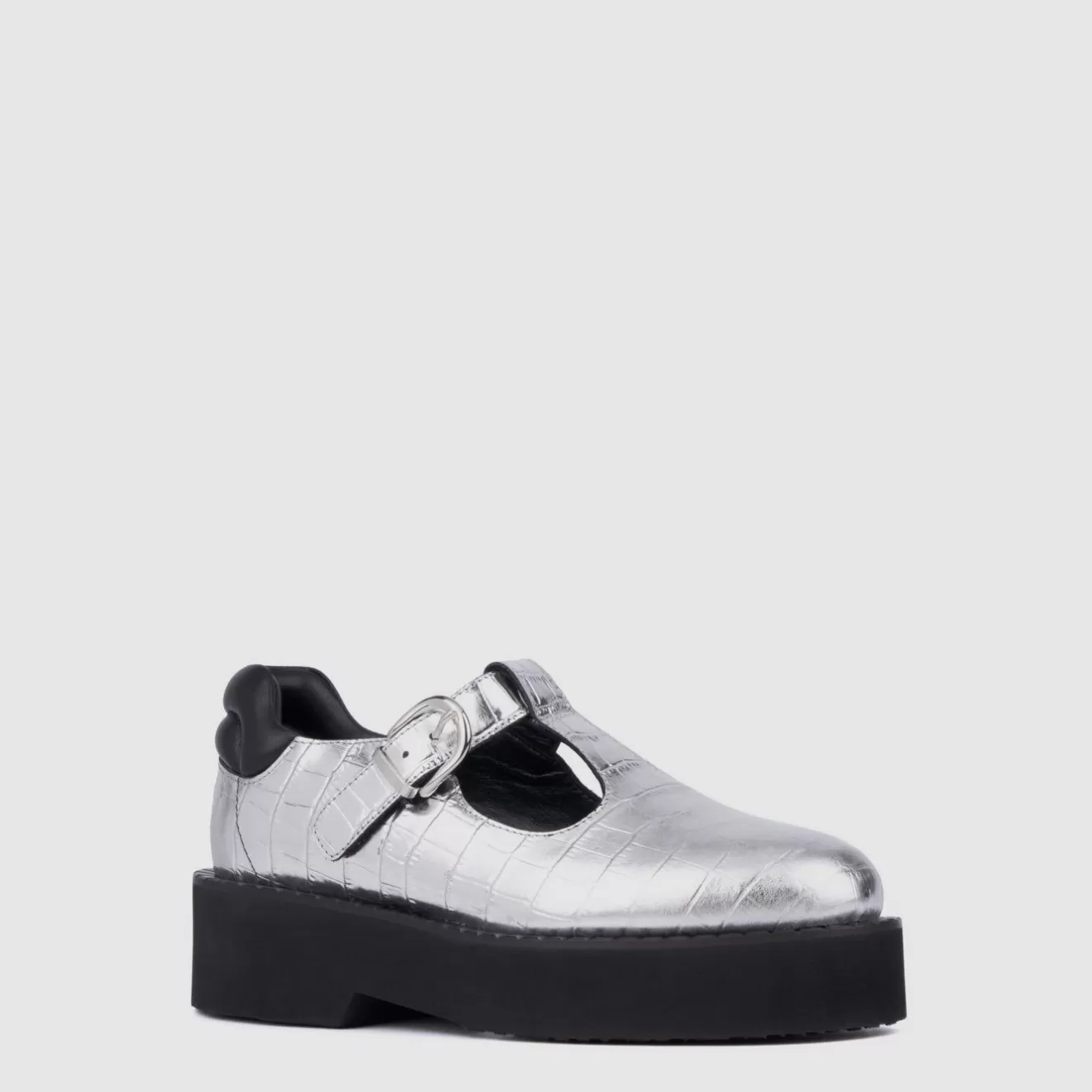 Women Aquatalia Flats | Malvina Silver/Black