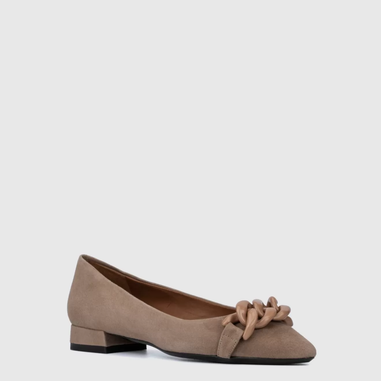 Women Aquatalia Flats | Palina Taupe