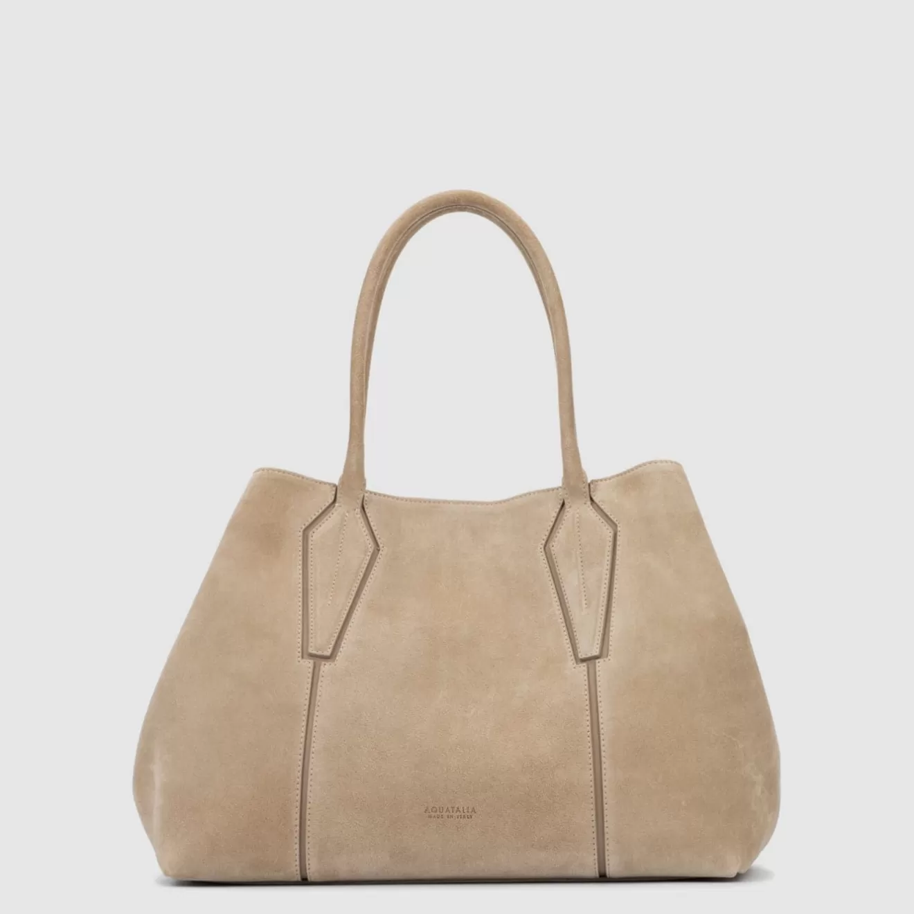 Women Aquatalia Handbags | Parma Carryall Light Taupe