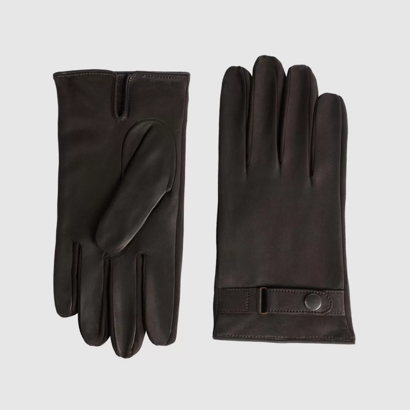 Men Aquatalia Gloves | Strap Glove Espresso