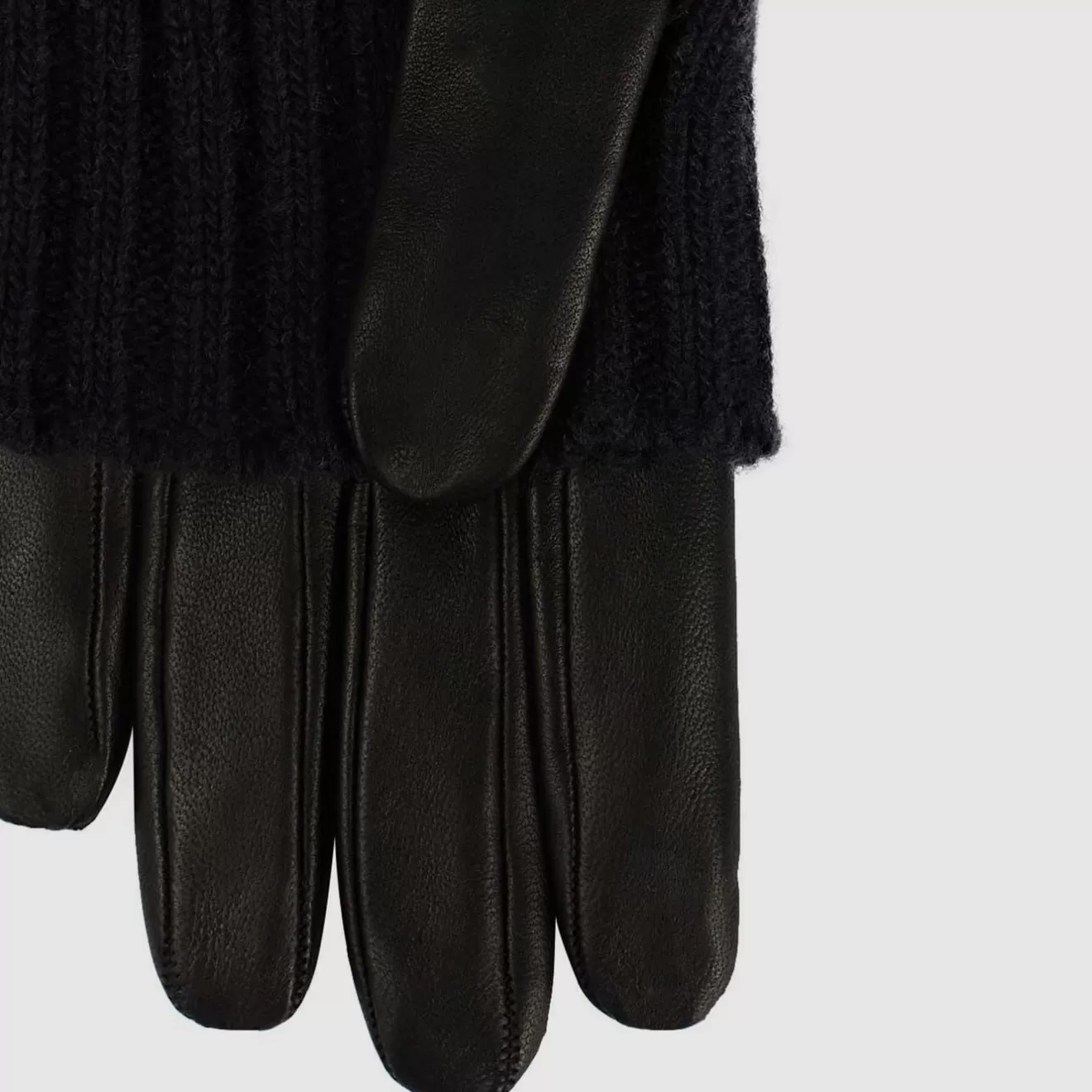 Women Aquatalia Gloves | Sweater Cuff Glove Black